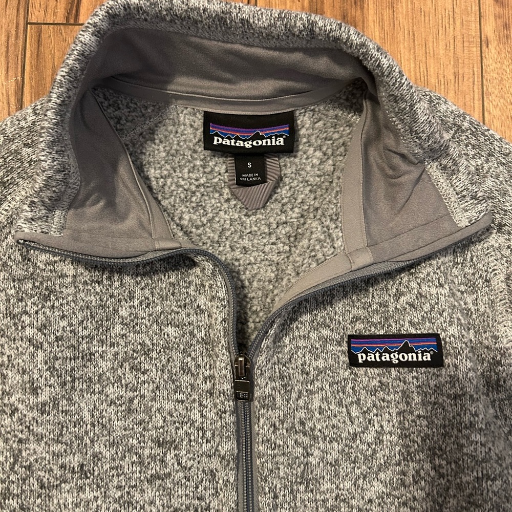 Patagonia Heathered Gray Zip-Up Jacket